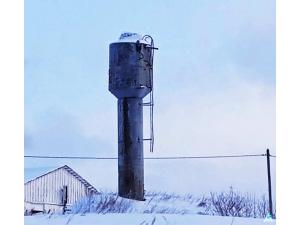 Водонапорная башня в д.Обруб, инв. №1215 (Витебская обл., Глубокский р-н, Псуевский с/с, д.Обруб)