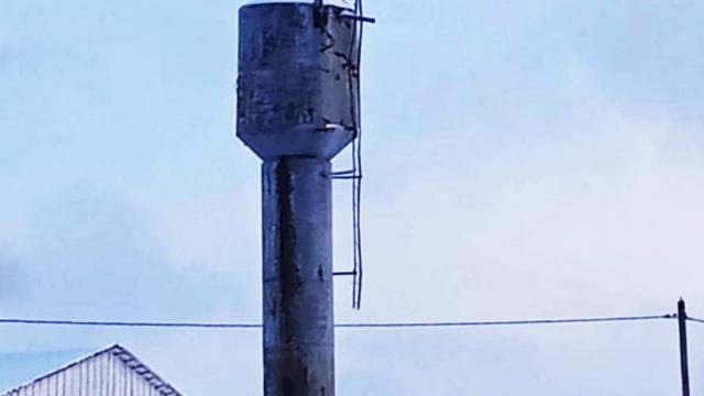 Водонапорная башня в д.Обруб, инв. №1215 (Витебская обл., Глубокский р-н, Псуевский с/с, д.Обруб)