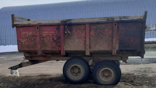 Полуприцеп ПСТ-9, 2009 г.в., инв. №437 (Шумилинский р-н, аг.Мишневичи, ул. Советская, 4)