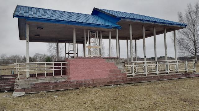 Капитальное строение с инв. №200/С-50564, шашлычная пл. 35,2 кв.м., (Витебский р-н, северо-западнее д.Лужесно)
