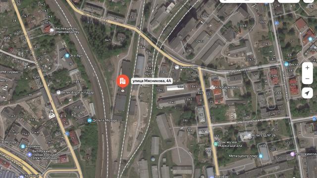 Комплекс 5 зданий торговой базы (АБК, склады и гаражи) общей пл. 2883,6 кв.м. с сетями и благоустройством территории, расположенных на земельном участке пл. 0,9684 га (Витебская обл., г.Витебск, ул. Мясникова, 4А)