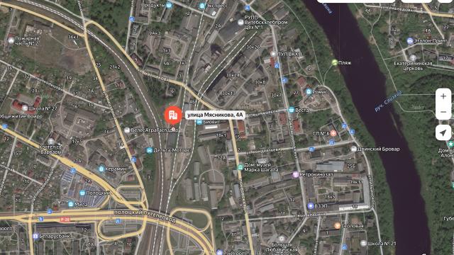 Комплекс 5 зданий торговой базы (АБК, склады и гаражи) общей пл. 2883,6 кв.м. с сетями и благоустройством территории, расположенных на земельном участке пл. 0,9684 га (Витебская обл., г.Витебск, ул. Мясникова, 4А)