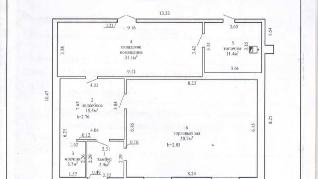 Капитальное строение с инв. №100/С-108401, магазин №23 пл. 117,8 кв.м. (Брестская обл., Брестский р-н, Тельминский с/с, д.Ямно, ул. Центральная, 47А)