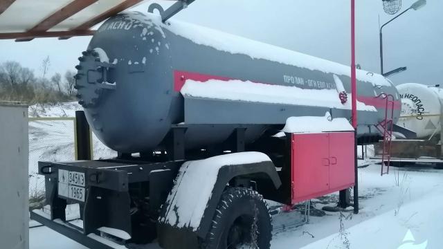 Временный заправочный пункт сжиженного газа на базе передвижного автозаправщика (г.Витебск, район котельной «Южная»)
