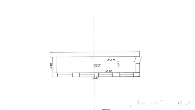 Изолированное помещение с инв. №200/D-90279, торговое помещение пл. 24,2 кв.м. (Витебская обл., г.Витебск, пр-т Московский, 84)