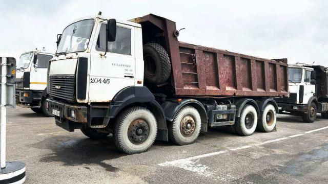 Автомобиль грузовой самосвал МЗКТ 65151, 2008 г.в. (без постановки на учет) (Минская обл., Минский р-н, п/о Озерцо, 28 км МКАД, рядом с авторынком в Малиновке)