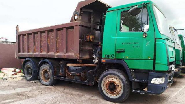 Автомобиль грузовой самосвал МАЗ-МАН 652036, 2011 г.в., рег. знак АК 9825-5 (Минская обл., Минский р-н, п/о Озерцо, 28 км МКАД, рядом с авторынком в Малиновке)