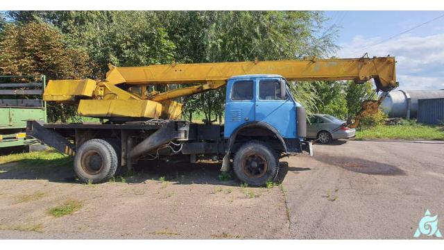 Автокран грузовой МАЗ 5334, 1991 г.в., рег. №АВ 6235-6 (Могилевский р-н, д.Макаренцы)