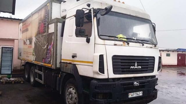 Автомобиль грузовой (фургон-рефрижератор) МАЗ 631219 425-012 KUPAVA 673100, 2015 г.в., рег. знак АР 7942-1, инв. №03890 (Брестская обл., Ивацевичский р-н, г.Ивацевичи, ул. Заслонова, 6)
