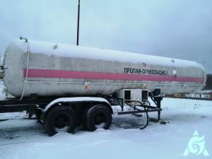 Полуприцеп-топливозаправщик АППЦ-9611ТН, рег. №3525 BM (г.Витебск, район котельной «Южная»)