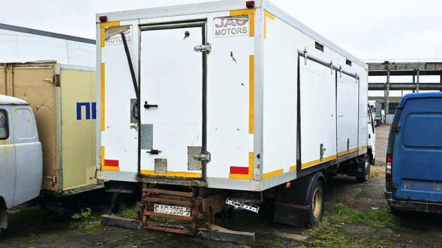 Автомобиль грузовой рефрижератор JAC HFC 1063K, 2013 г.в., рег. знак АО 3806-5 (Минская обл., Дзержинский р-н, г.Дзержинск, ул. Северная, 1)