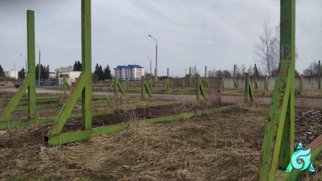 Капитальное строение с инв. №240/С-129758, склад сортированного круглого леса пл. 1861,6 кв.м. (Оршанский р-н, г.п. Ореховск, ул. Ленина, 36)