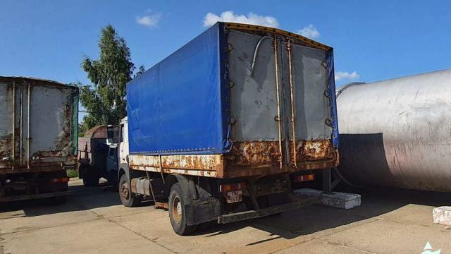 Автомобиль грузовой фургон тентовый МАЗ 5336, 1993 г.в., рег. №ТМ 6510 (Могилевский р-н, д.Макаренцы)