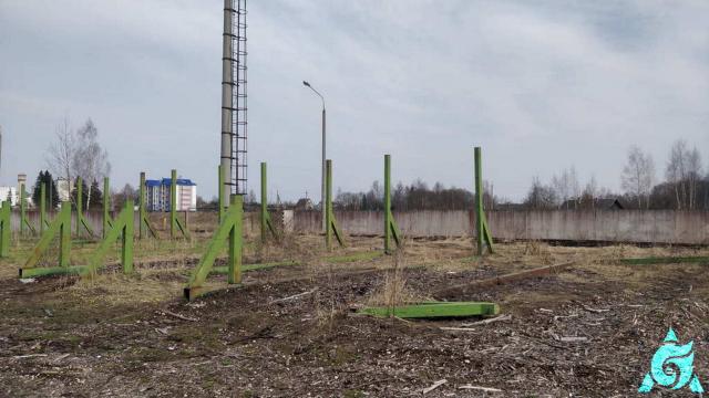 Капитальное строение с инв. №240/С-129758, склад сортированного круглого леса пл. 1861,6 кв.м. (Оршанский р-н, г.п. Ореховск, ул. Ленина, 36)