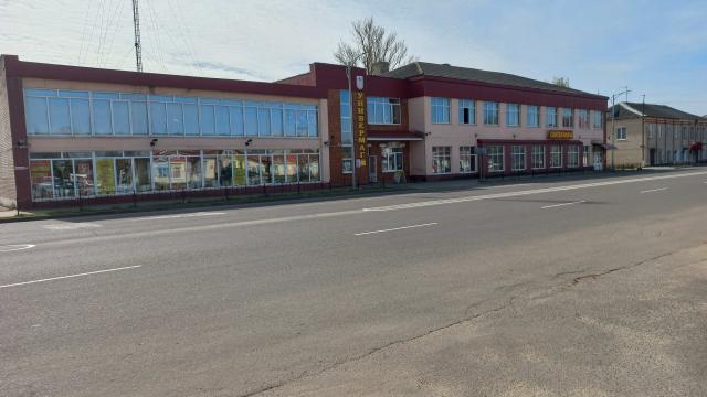 Капитальное строение с инв. №211/C-8395, здание магазина «Универмаг» пл. 2143,5 кв.м. (г.Миоры, ул. Коммунистическая, 14)