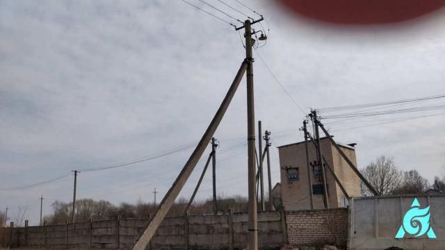 Воздушная линия электропередач №1 протяжен. 173,0 м. (Оршанский р-н, п.Высокое, ул. Новая, 18)