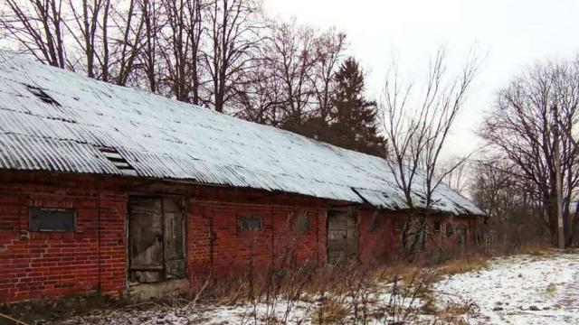 Склад зерна в аг.Псуя по ул. Ленина, инв. №5017 (Витебская обл., Глубокский р-н, аг.Псуя, ул. Ленина)