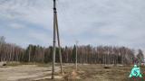Воздушная линия электропередач №3 протяжен. 269,8 м. (Оршанский р-н, п.Высокое, ул. Новая, 18)
